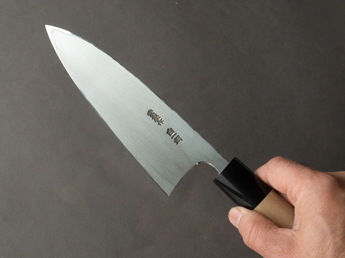 Hitohira - Togashi - Tachi - White #1 - 150mm Deba - D-Shaped Ho Wood Handle - Image 8