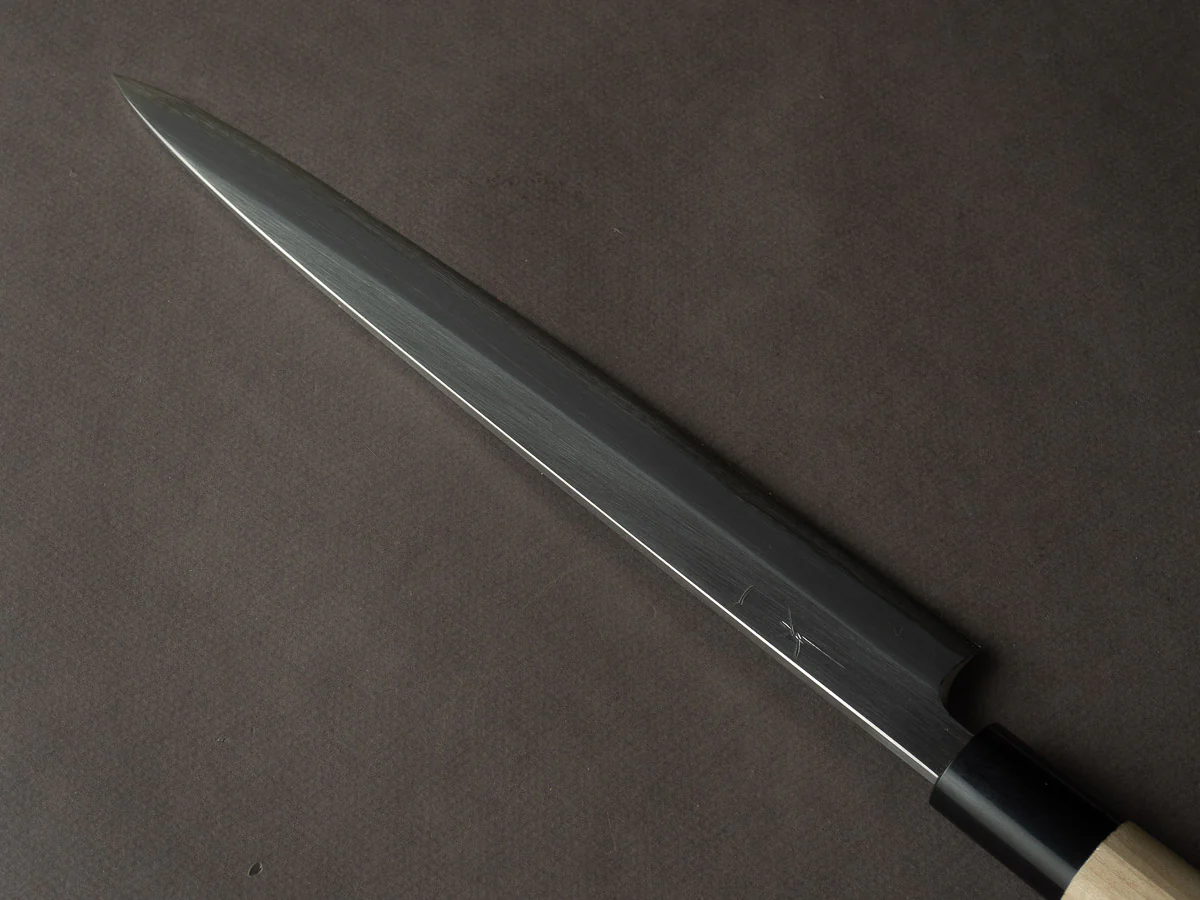 Hitohira - Togashi - Tachi - White #1 - 270mm Yanagiba - D-Shaped Ho Wood Handle - Saya - Image 2
