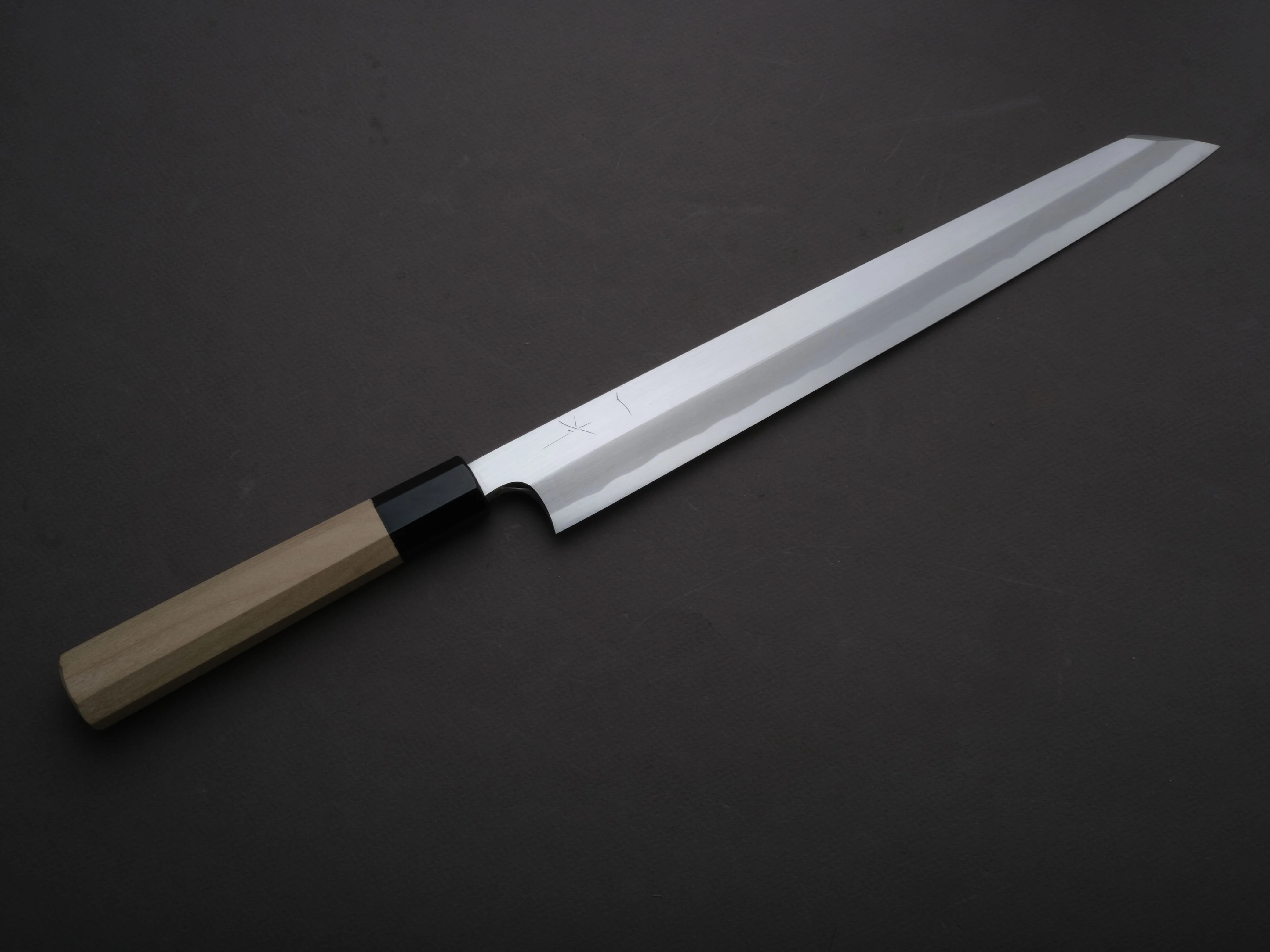 Hitohira - Togashi - White #1 - Tachi - Kiritsuke Yanagiba - 300mm - Magnolia Wood Handle (Saya) - Image 2