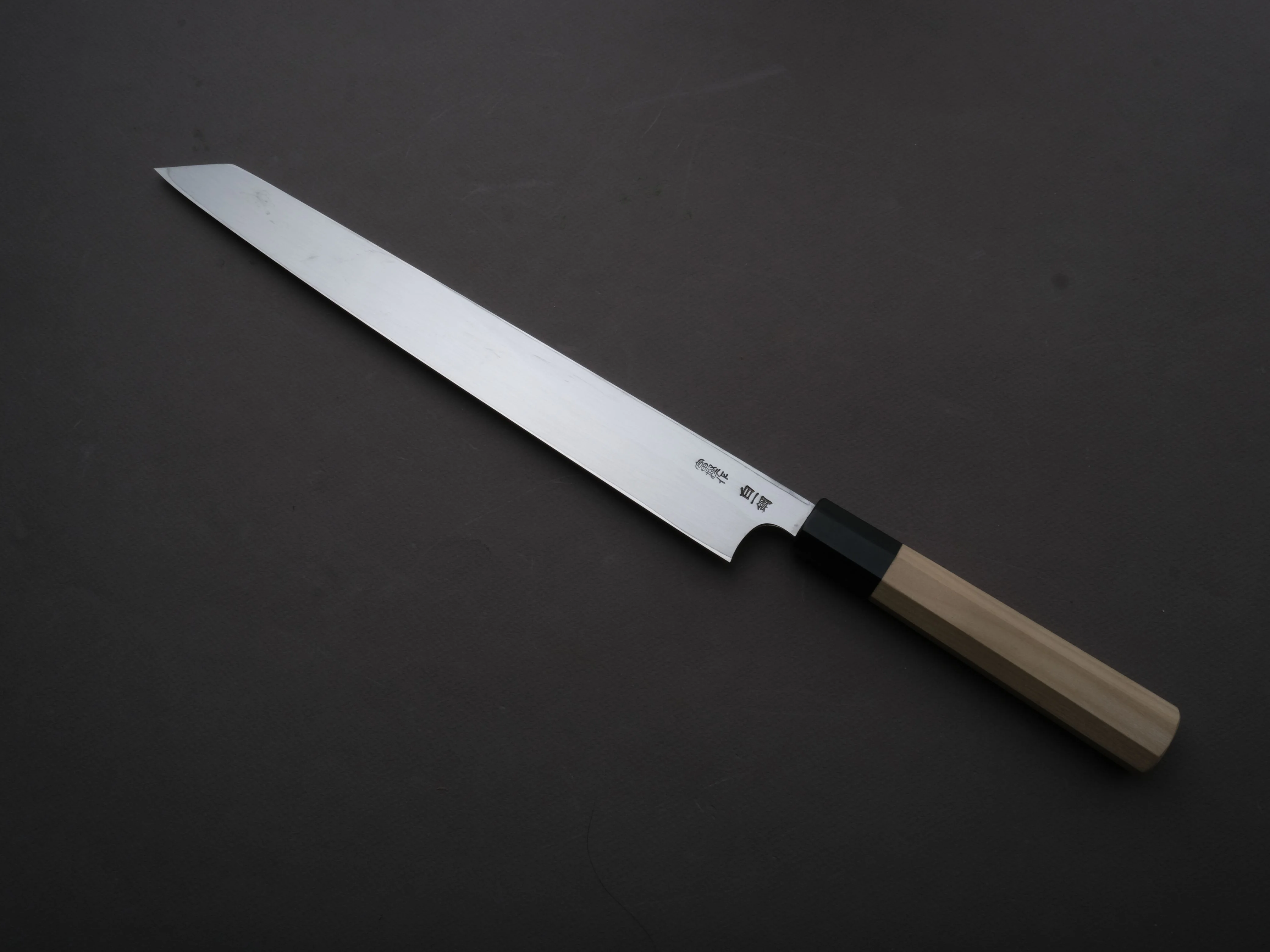 Hitohira - Togashi - White #1 - Tachi - Kiritsuke Yanagiba - 300mm - Magnolia Wood Handle (Saya) - Image 3
