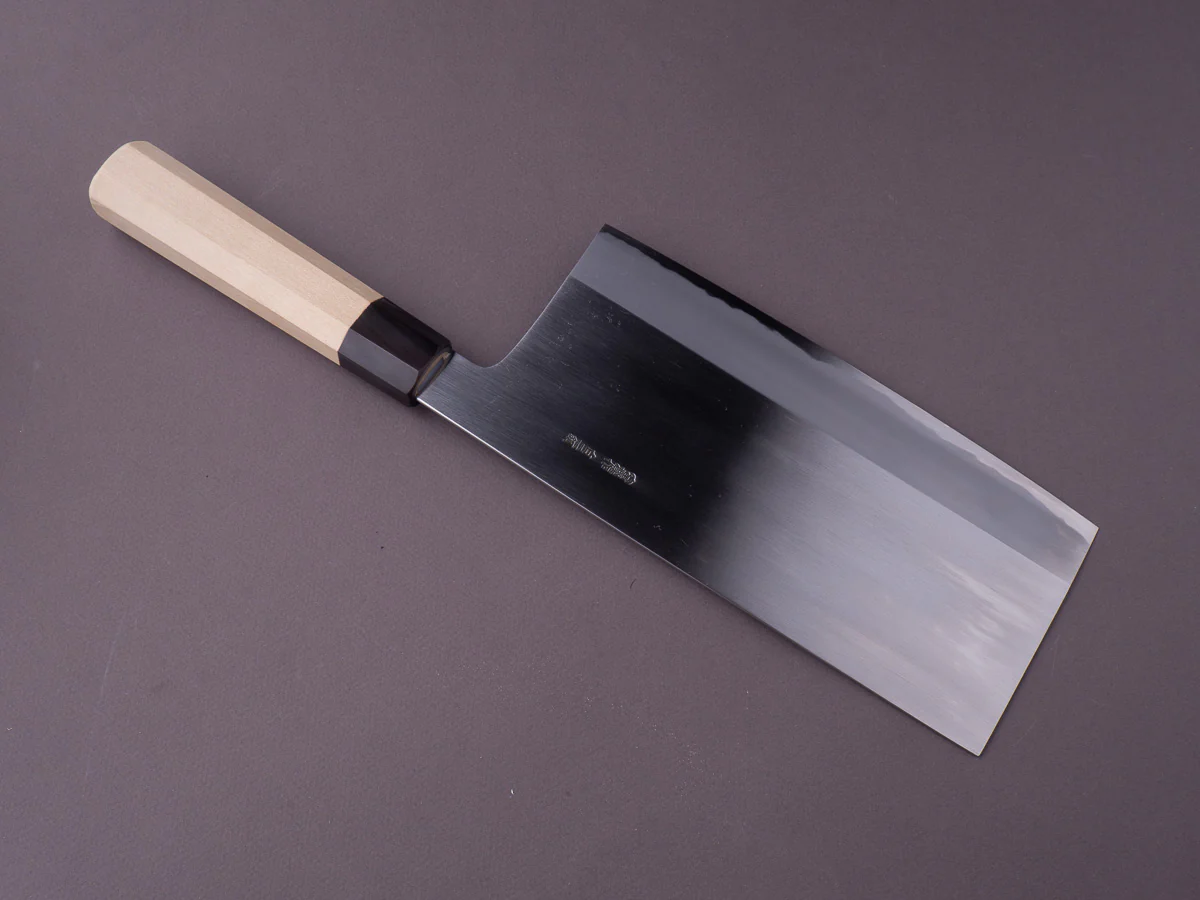 Hitohira - Togashi - White #2 - 220mm Chinese Cleaver - Ho Wood Handle - #6 - Image 2