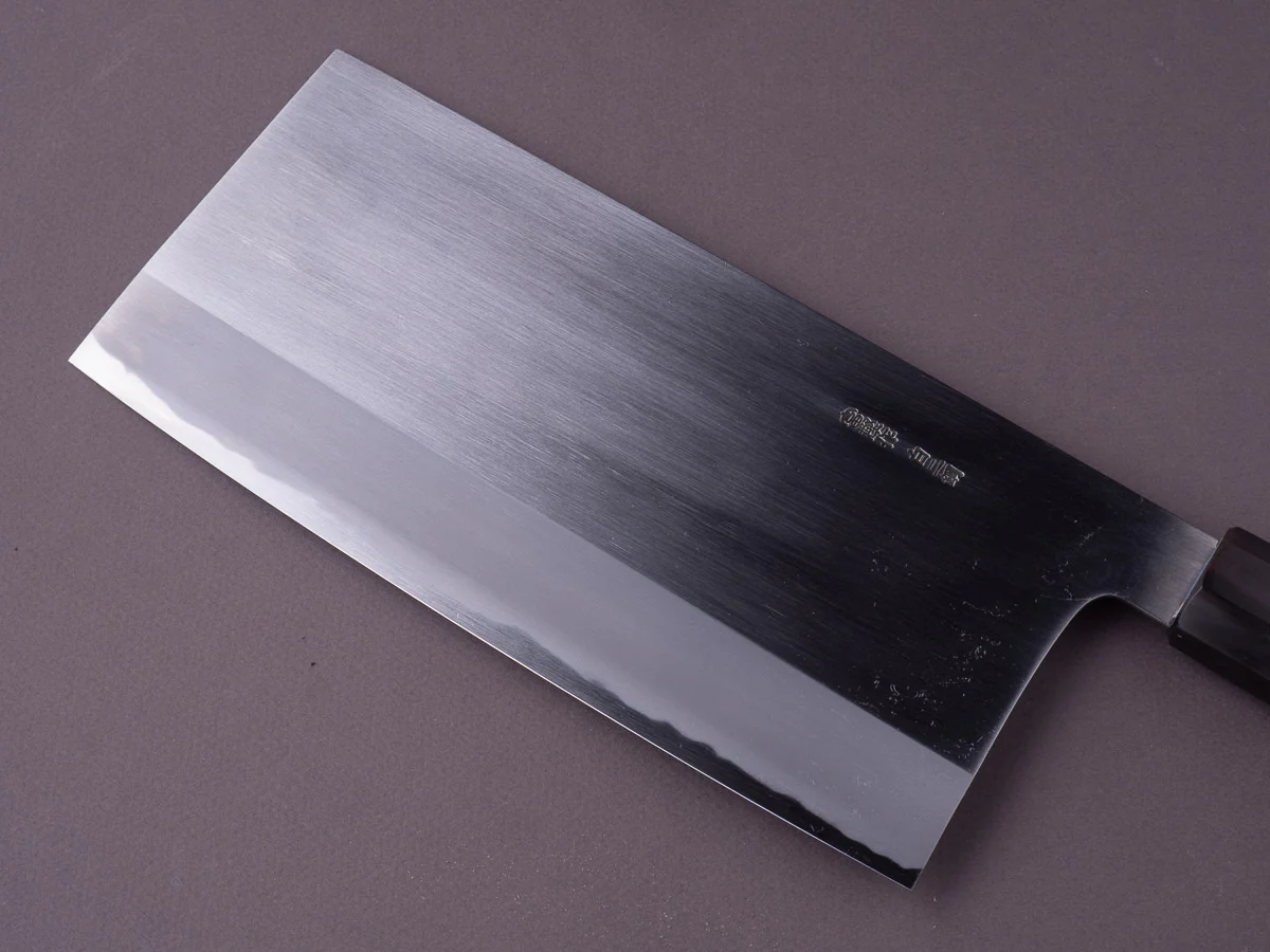 Hitohira - Togashi - White #2 - 220mm Chinese Cleaver - Ho Wood Handle - #6 - Image 5