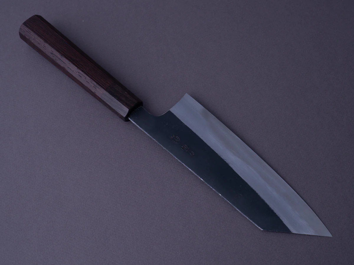 Hitohira - Togashi - White #2 - Kurouchi - 180mm Bunka - Tagayasan Handle - Image 2