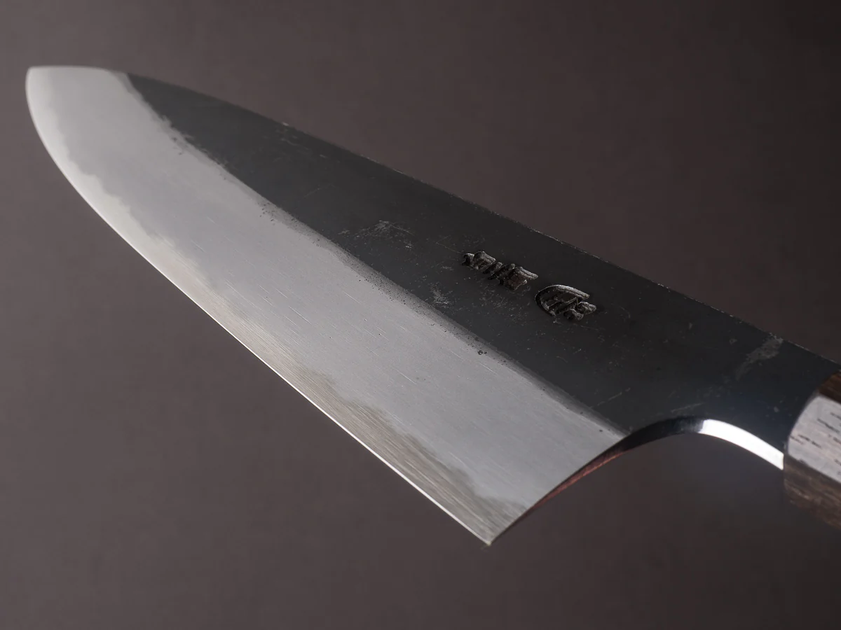 Hitohira - Togashi - White #2 - Kurouchi - 210mm Gyuto - Tagayasan Handle - Image 11