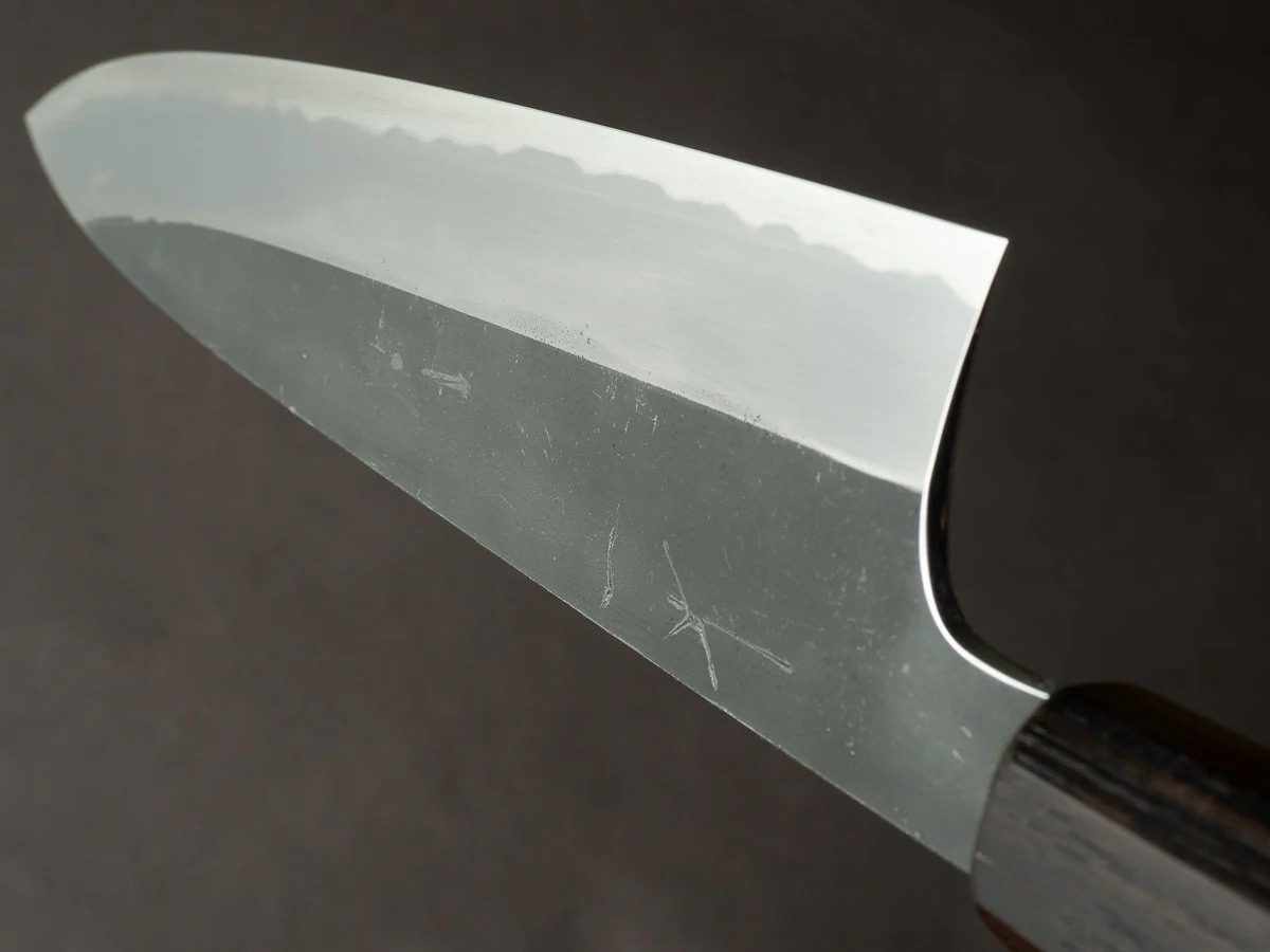 Hitohira - Togashi - White #2 - Kurouchi - 240mm Gyuto - Tagayasan Handle - Image 10