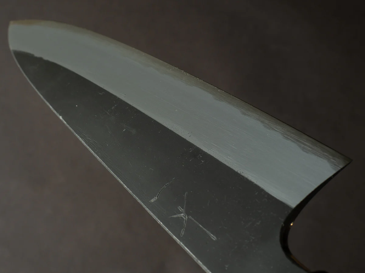 Hitohira - Togashi - White #2 - Kurouchi - 240mm Gyuto - Tagayasan Handle - Image 12
