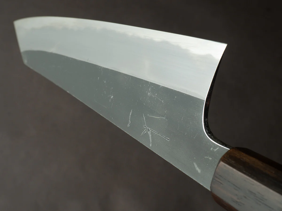 Hitohira - Togashi - White #2 - Kurouchi - Kiritsuke Gyuto - 240mm - Tagayasan Handle - Image 10