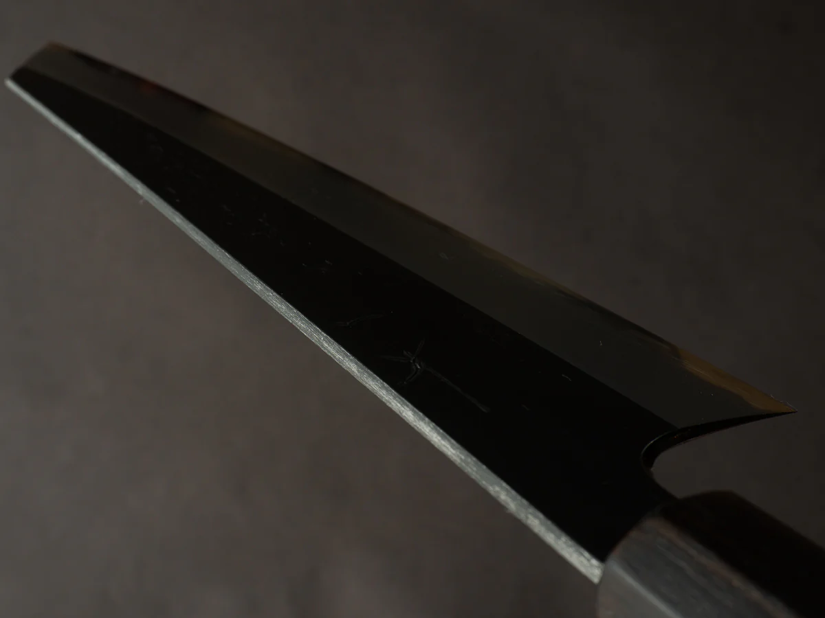 Hitohira - Togashi - White #2 - Kurouchi - Kiritsuke Gyuto - 240mm - Tagayasan Handle - Image 11