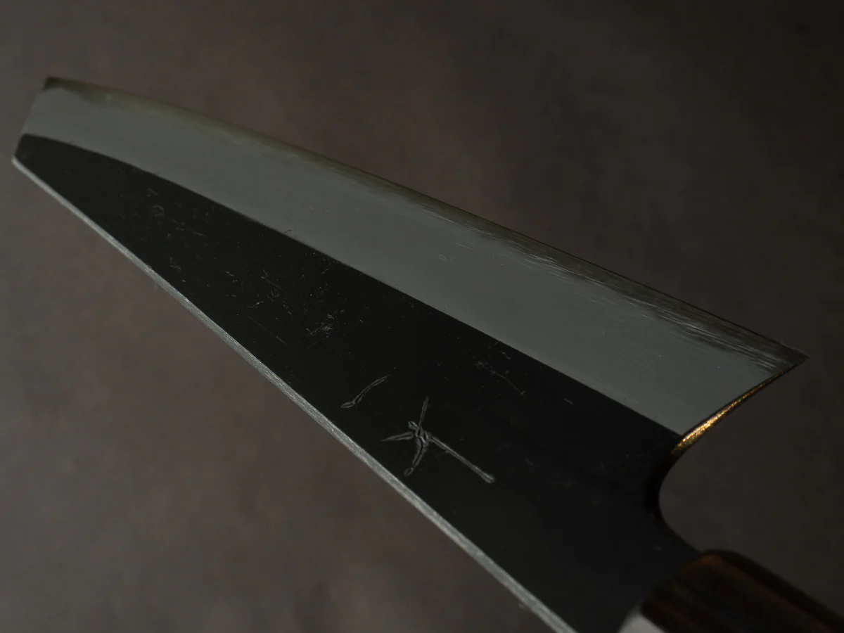 Hitohira - Togashi - White #2 - Kurouchi - Kiritsuke Gyuto - 240mm - Tagayasan Handle - Image 12