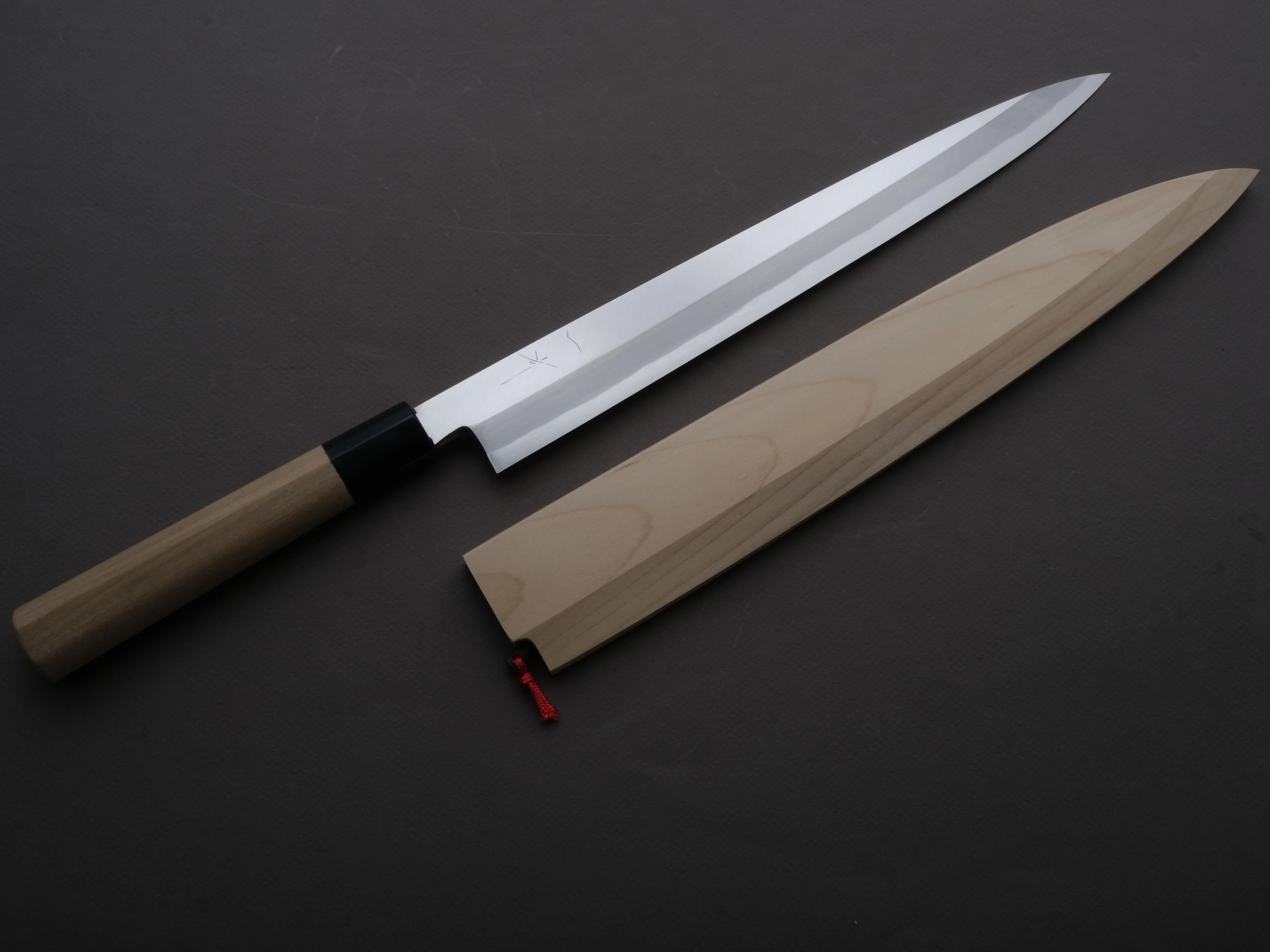 Hitohira - Togashi - White #2 - Yanagiba - 300mm - Magnolia Handle (D-Shaped) - Saya