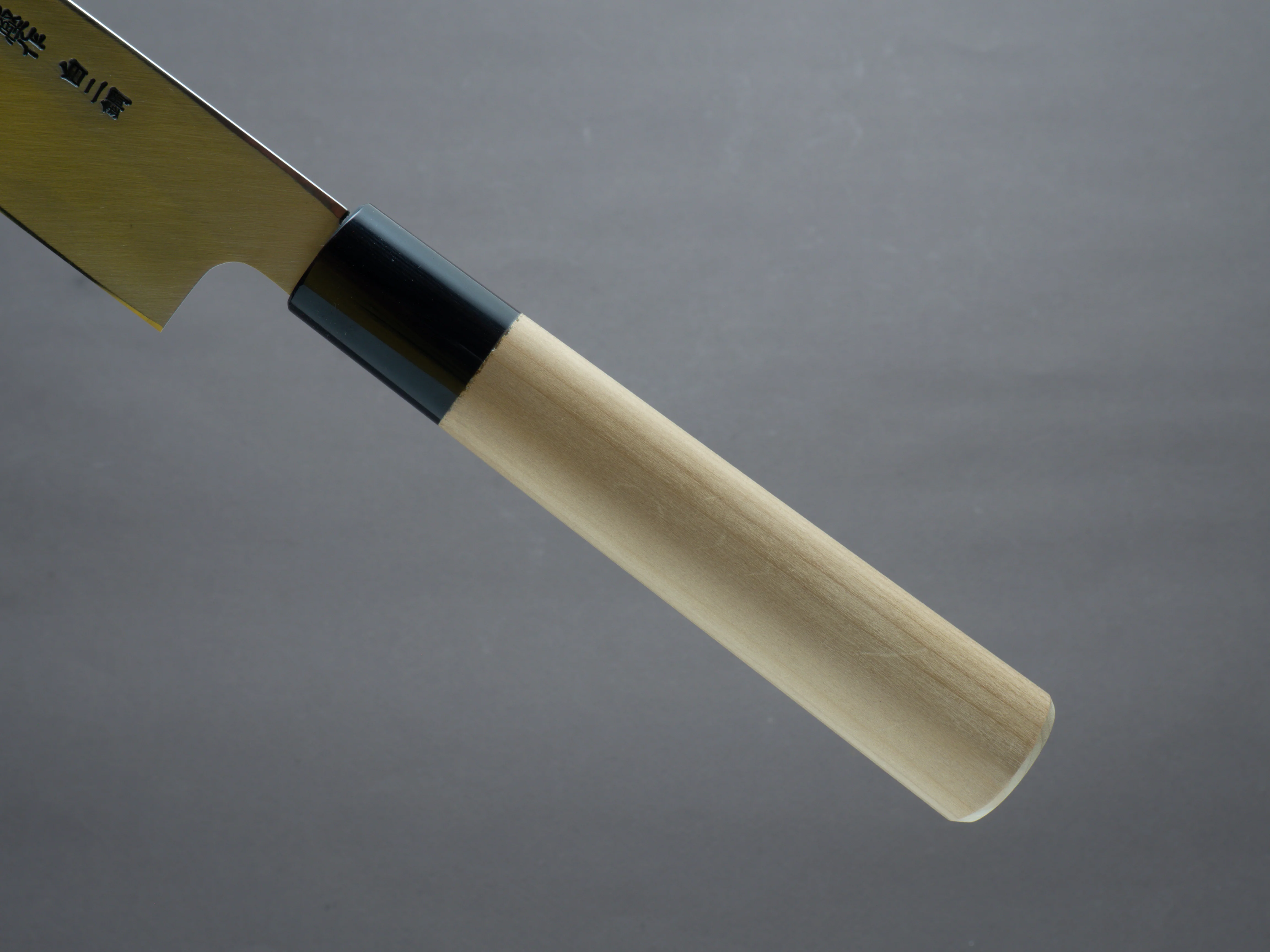 Hitohira - Togashi - White #2 - Yanagiba - 330mm - Magnolia Handle (D-Shaped) - Saya - Image 6