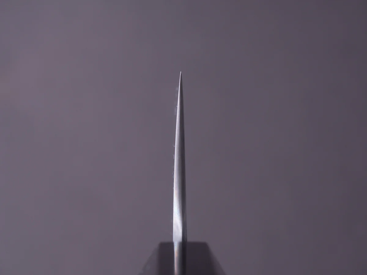 Hitohira - Togashi x Yohei - Blue #1 Mizu Honyaki - 240mm Gyuto - Ziricote Wood Handle - Saya - Image 3