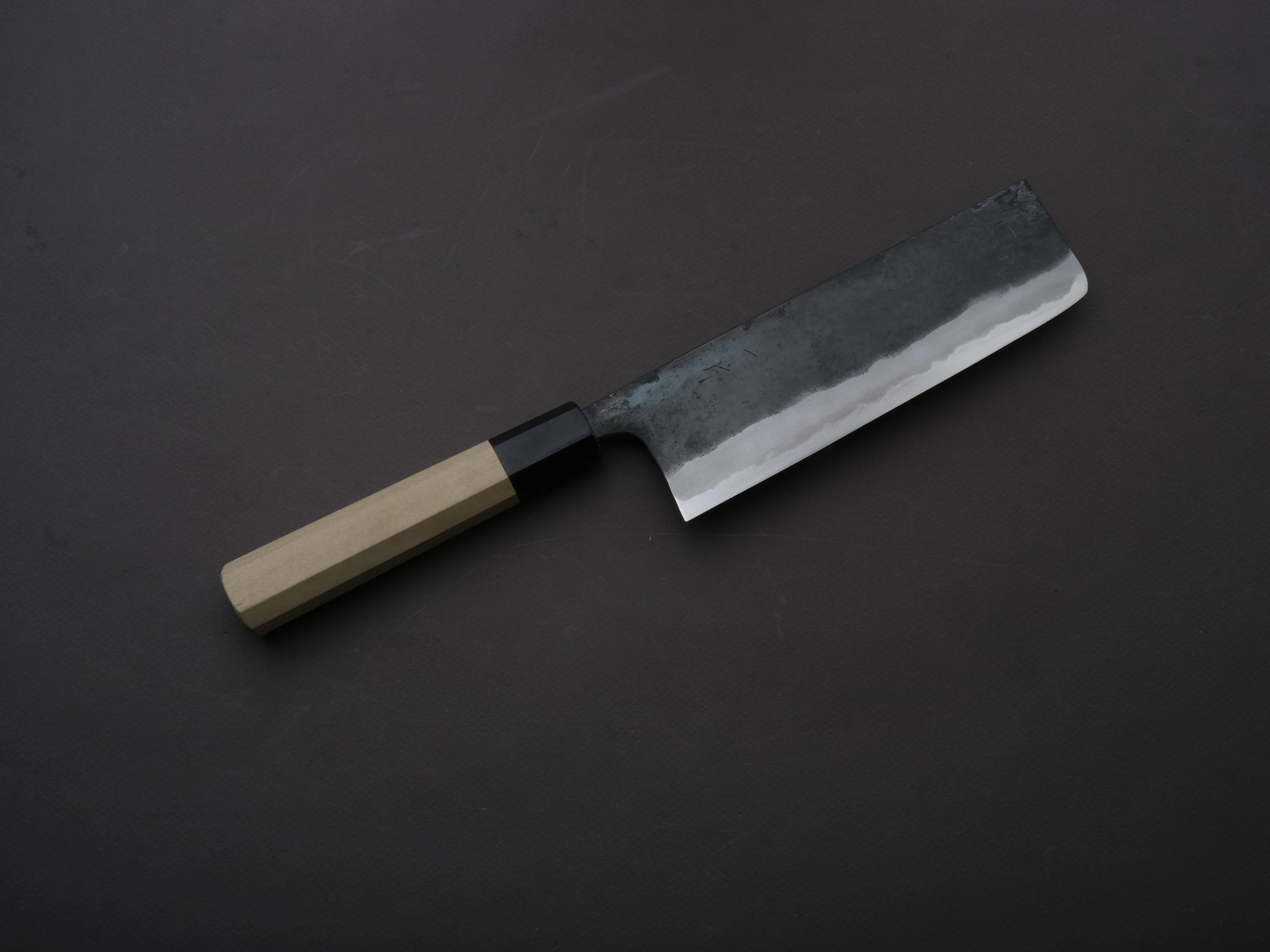 Hitohira - Tosa - Blue #2 - Kurouchi - 170mm -Nakiri - Magnolia Handle