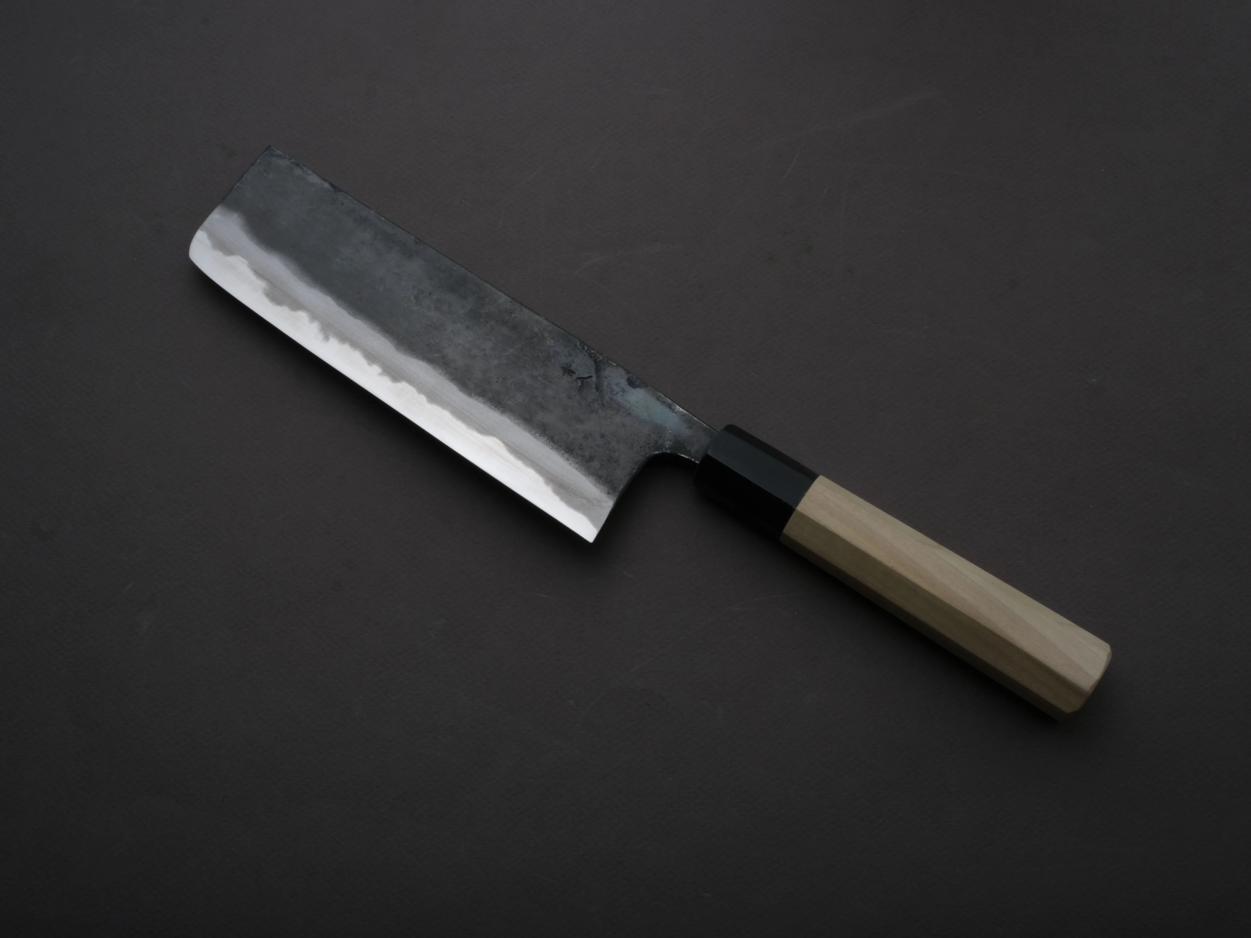 Hitohira - Tosa - Blue #2 - Kurouchi - 170mm -Nakiri - Magnolia Handle - Image 2