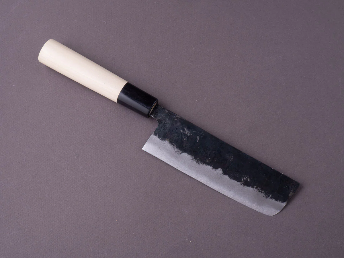 Hitohira - Tosa - White #2 Kurouchi - 135mm Nakiri - Magnolia Handle