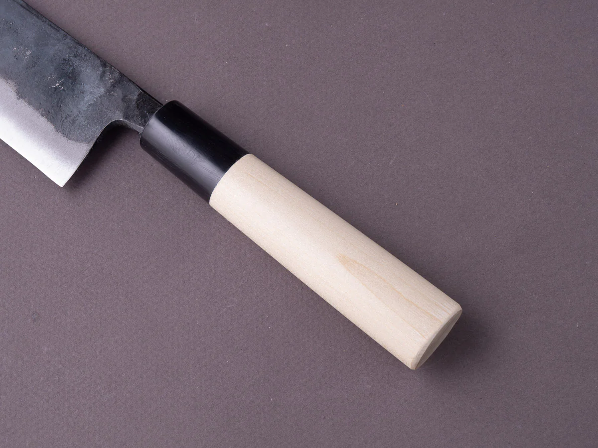 Hitohira - Tosa - White #2 Kurouchi - 135mm Nakiri - Magnolia Handle - Image 5