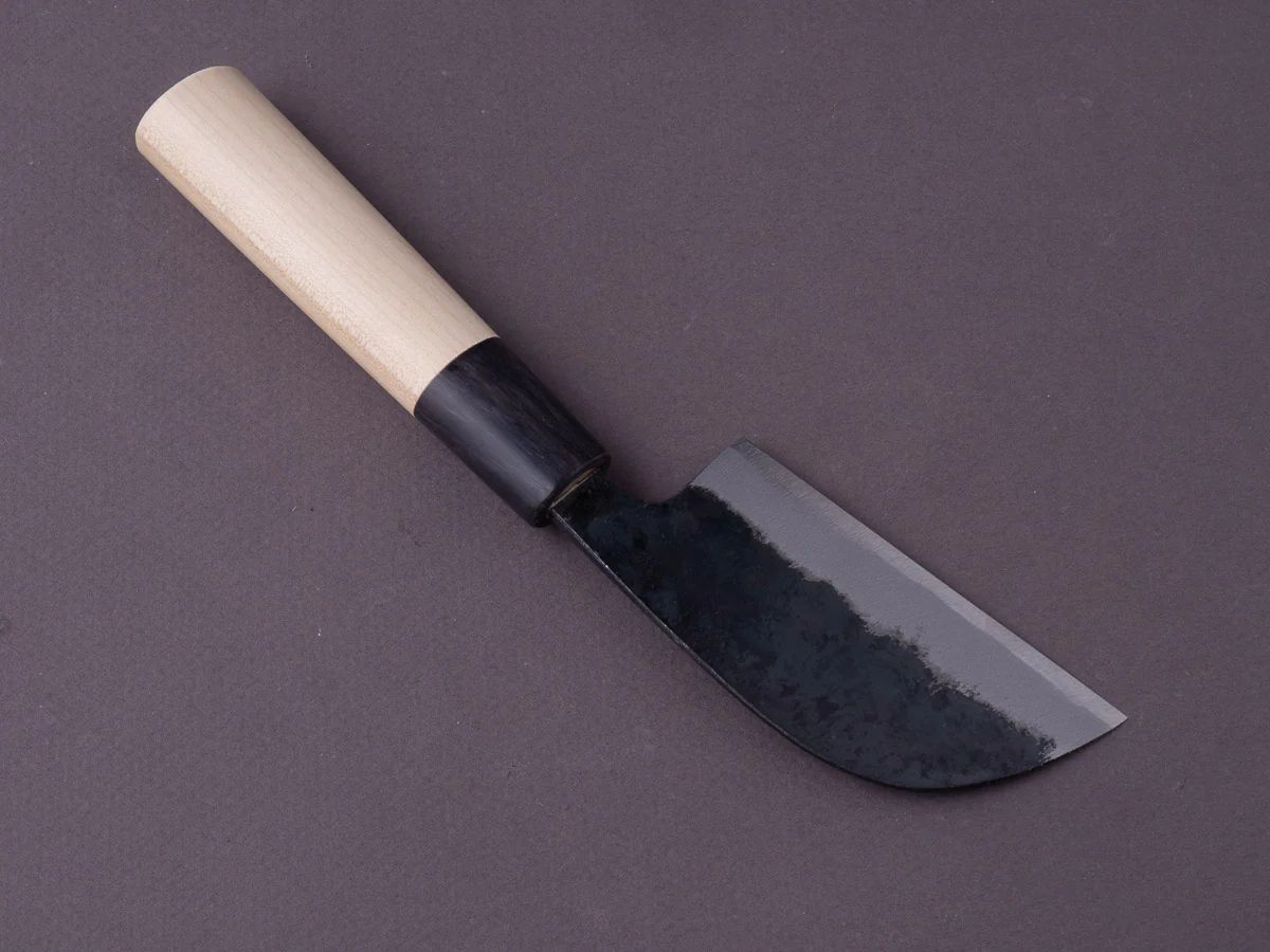 Hitohira - Tosa - White #2 Kurouchi - 80mm Japanese "Paring" Knife - Magnolia Handle - Image 2