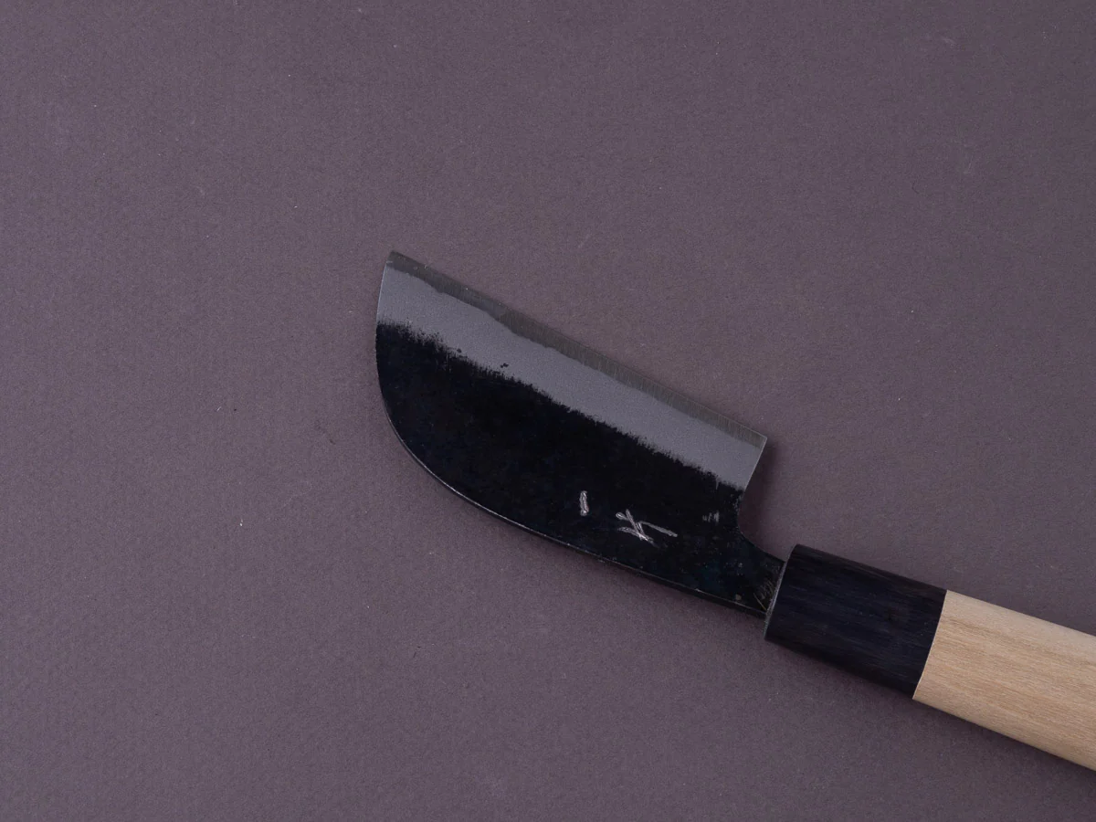 Hitohira - Tosa - White #2 Kurouchi - 80mm Japanese "Paring" Knife - Magnolia Handle - Image 3