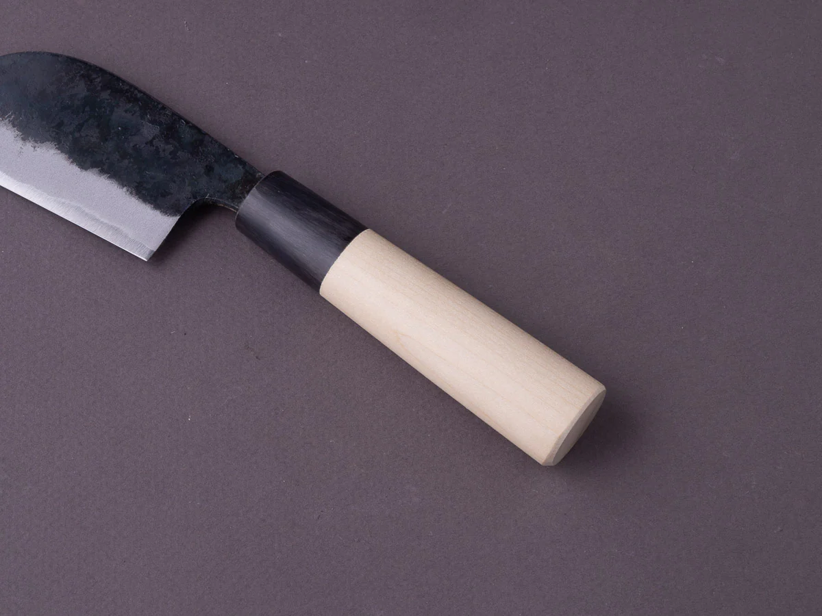 Hitohira - Tosa - White #2 Kurouchi - 80mm Japanese "Paring" Knife - Magnolia Handle - Image 5