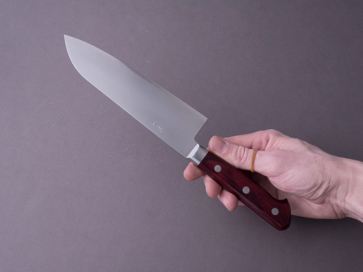 Hitohira - TP - SG2 - Migaki-  Santoku - 170mm - Western Handle - Image 6