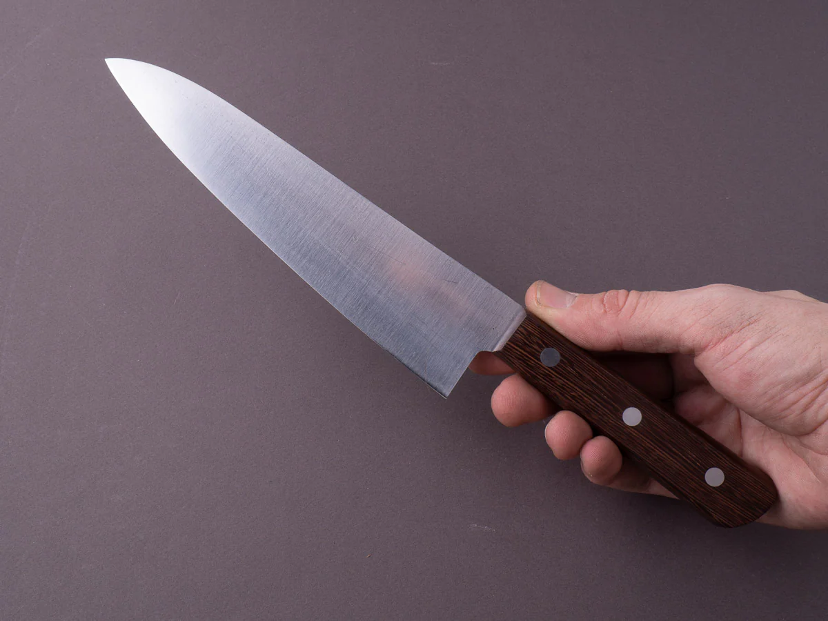 Hitohira - Vintage SK - 180mm Gyuto - Tagayasan Handle - No Bolster - Image 7