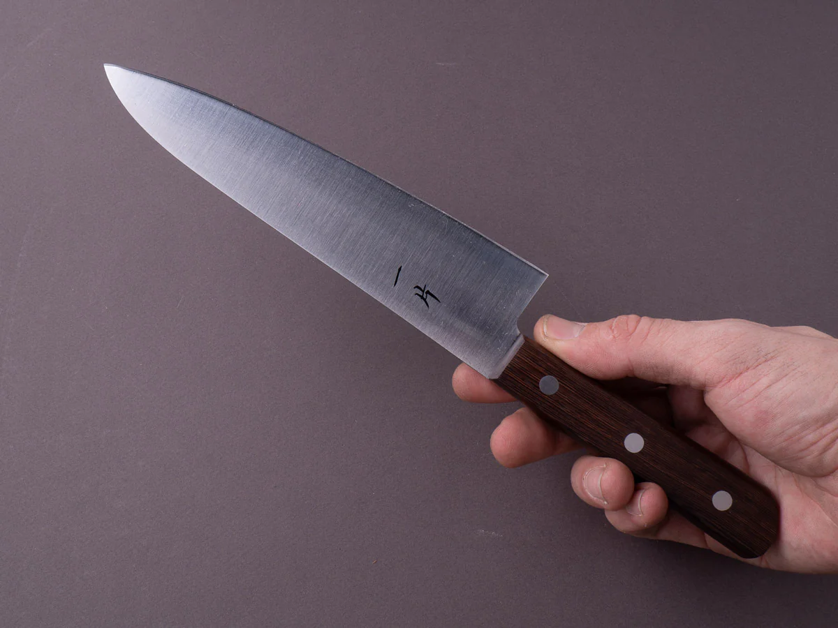 Hitohira - Vintage SK - 180mm Gyuto - Tagayasan Handle - No Bolster - Image 8