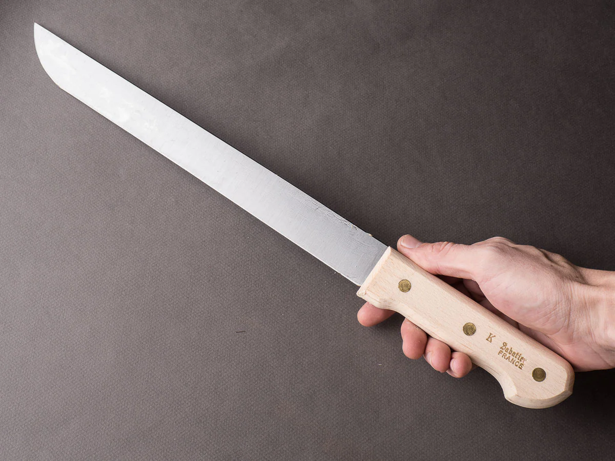 K Sabatier - 14" Saber/Machete - Carbon Steel - Wood Handle - Image 3