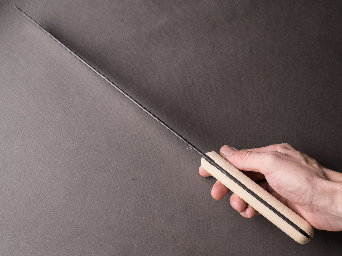 K Sabatier - 14" Saber/Machete - Carbon Steel - Wood Handle - Image 4
