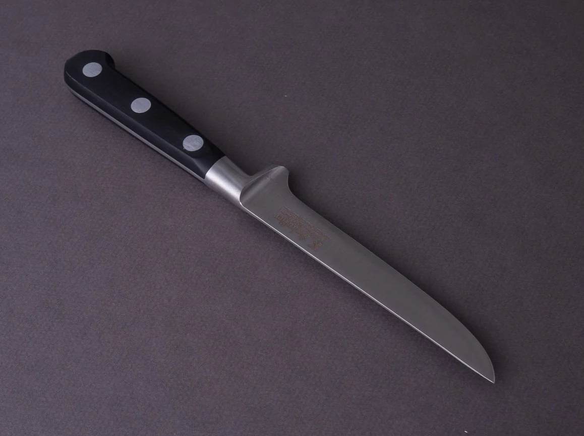 K Sabatier - Authentique 1834 Ltd - Stainless - Boning - 5" - Western Handle - Leather Sheath - Image 2