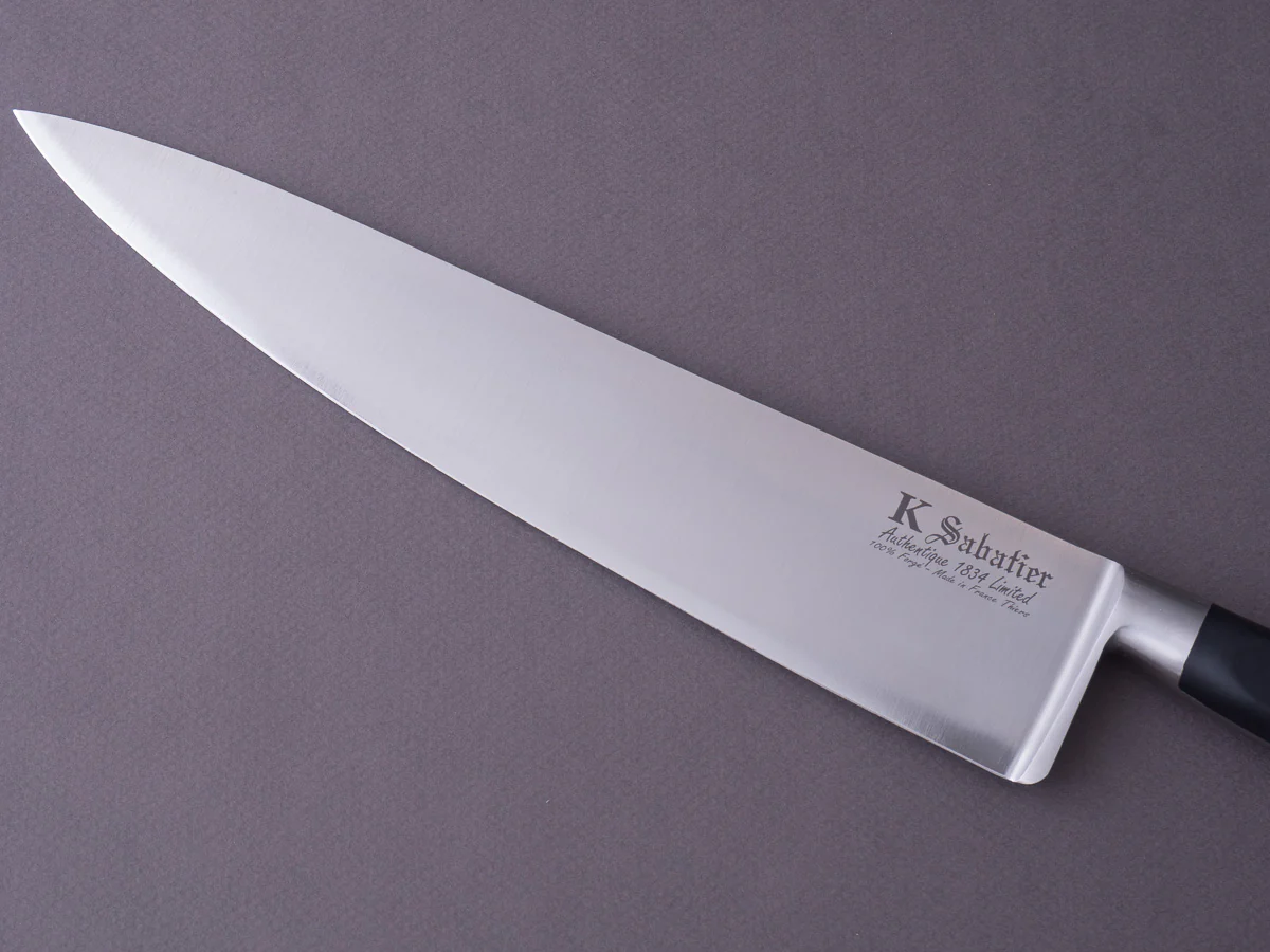 K Sabatier - Authentique 1834 Ltd - Stainless - Chef - 10" - Western Handle - Leather Sheath - Image 3