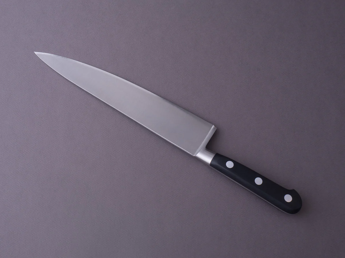 K Sabatier - Authentique 1834 Ltd - Stainless - Chef - 10" - Western Handle - Leather Sheath - Image 8