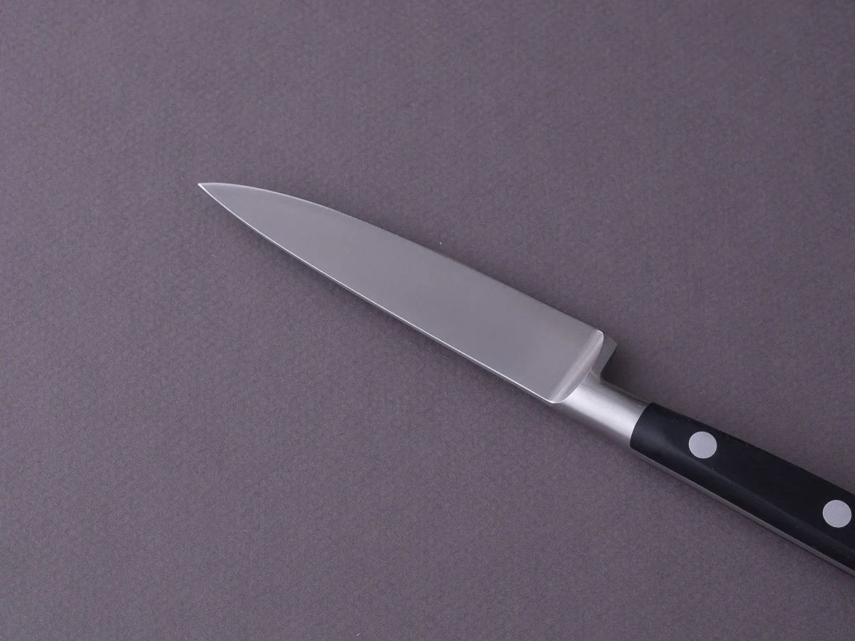K Sabatier - Authentique 1834 Ltd - Stainless - Paring - 4" - Western Handle - Leather Sheath - Image 3