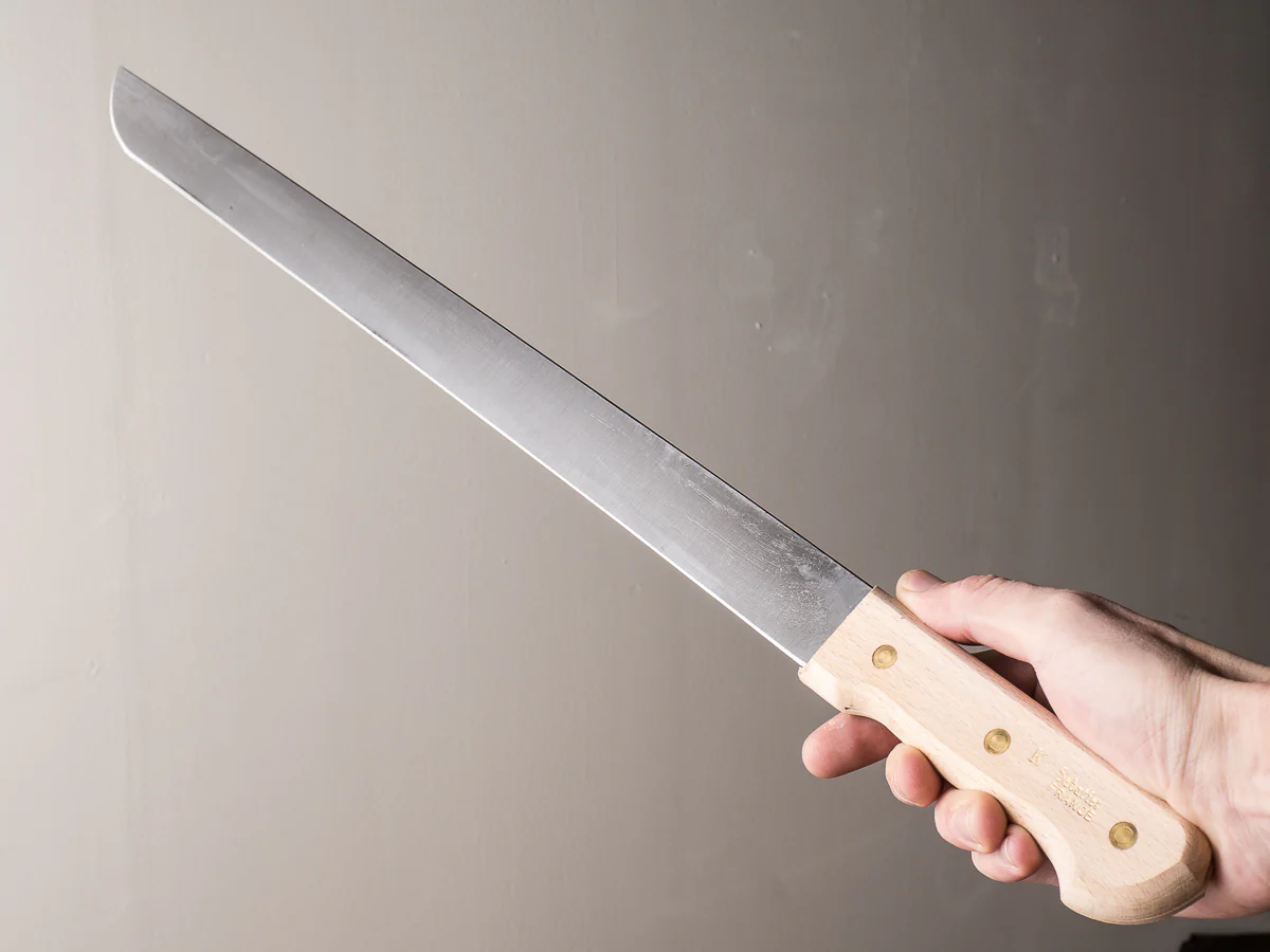 K Sabatier - 22" Saber/Machete - Carbon Steel - Wood Handle - Image 4