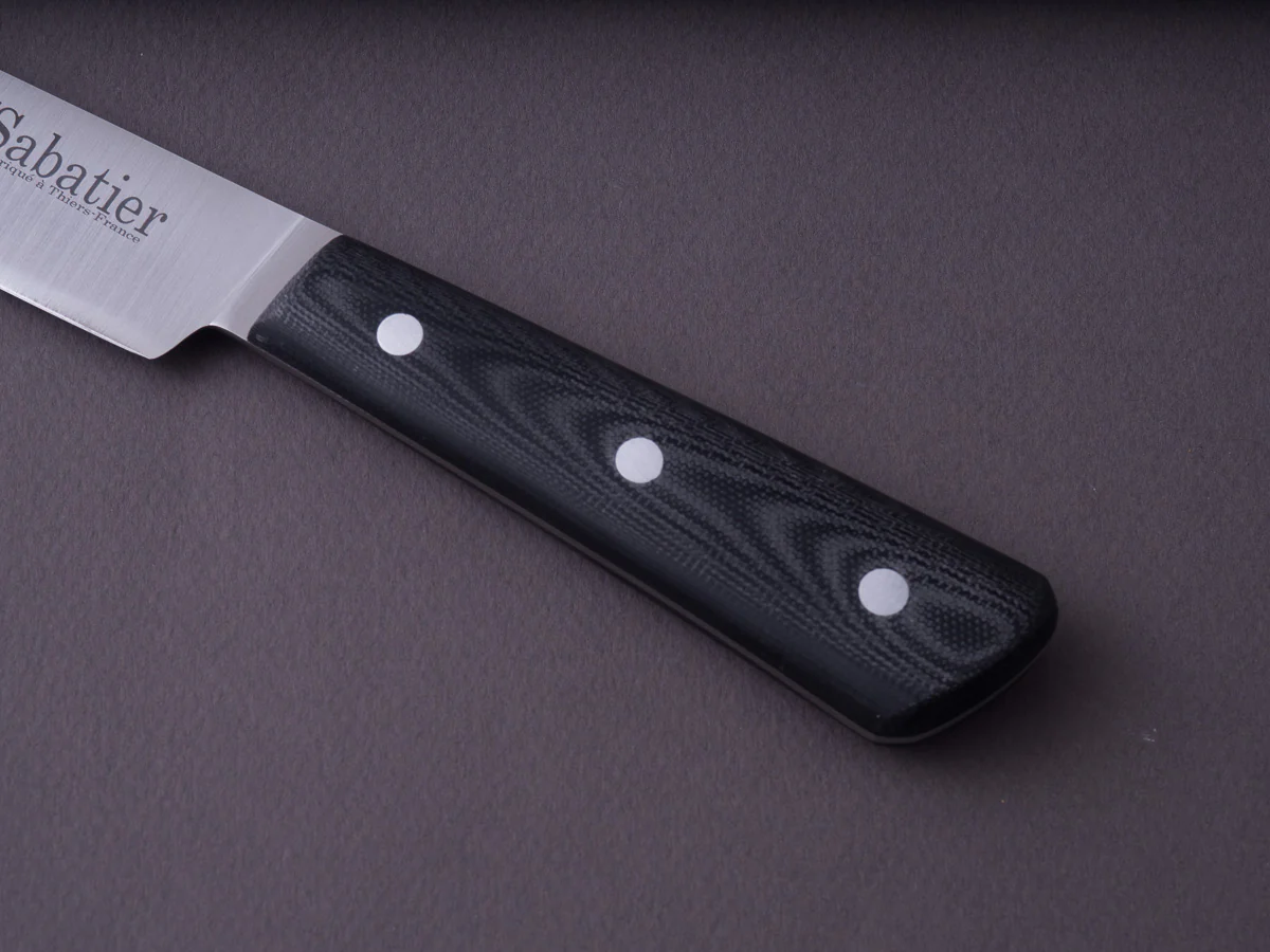 K Sabatier - 200 Range - 14C28N - 10" Slicer - G10 Handle - Leather Sleeve - Image 5