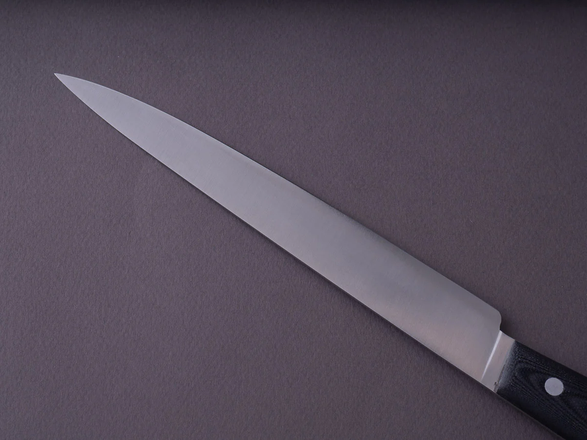 K Sabatier - 200 Range - 14C28N - 10" Slicer - G10 Handle - Leather Sleeve - Image 9