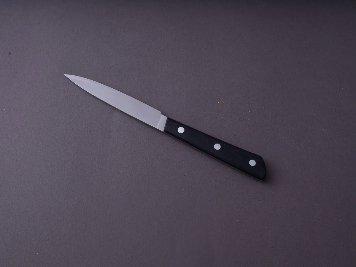 K Sabatier - 200 Range - 14C28N - 4" Paring- G10 Handle - Leather Sleeve - Image 11