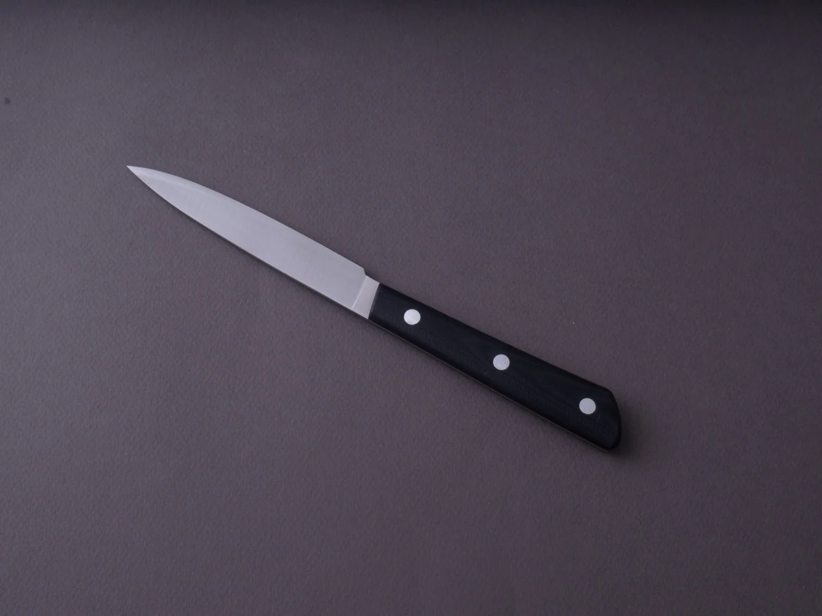 K Sabatier - 200 Range - 14C28N - 4" Paring- G10 Handle - Leather Sleeve - Image 3