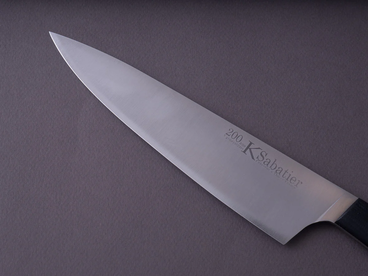 K Sabatier - 200 Range - 14C28N - 7" Chef - G10 Handle - Leather Sleeve - Image 3