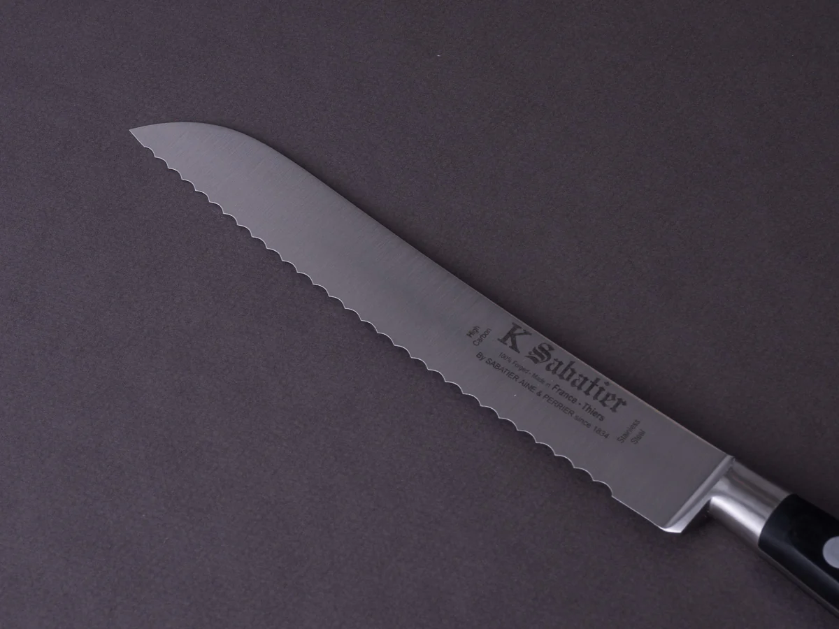 K Sabatier - Authentique - Stainless - Bread Knife - 8" - Western Handle - Image 4