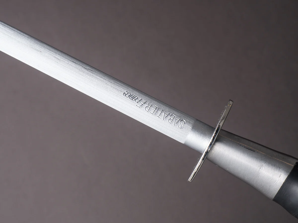 K Sabatier - Authentique 1834 Ltd - Stainless - Honing Steel - Western Handle - Leather Sheath - Image 3
