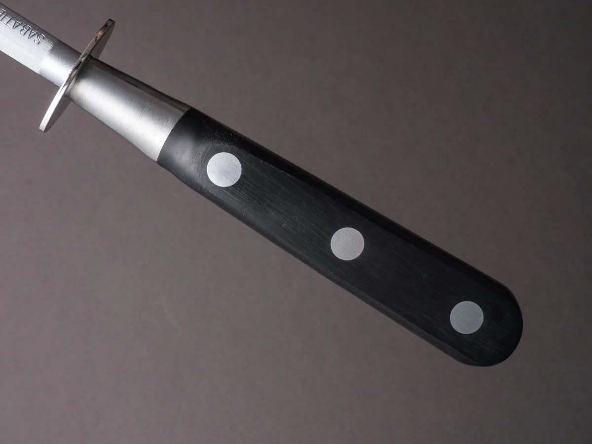 K Sabatier - Authentique 1834 Ltd - Stainless - Honing Steel - Western Handle - Leather Sheath - Image 4