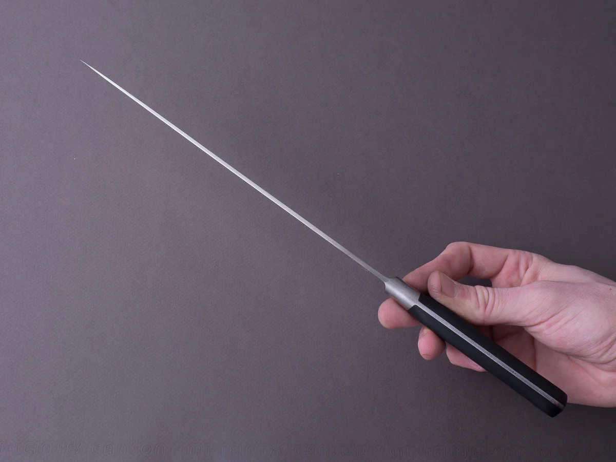 K Sabatier - Authentique - Carbon - Slicer - 10" -  Western Handle - Image 3