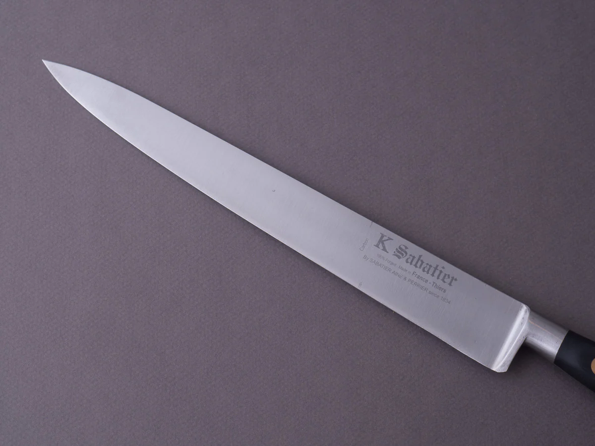 K Sabatier - Authentique - Carbon - Slicer - 10" -  Western Handle - Image 4