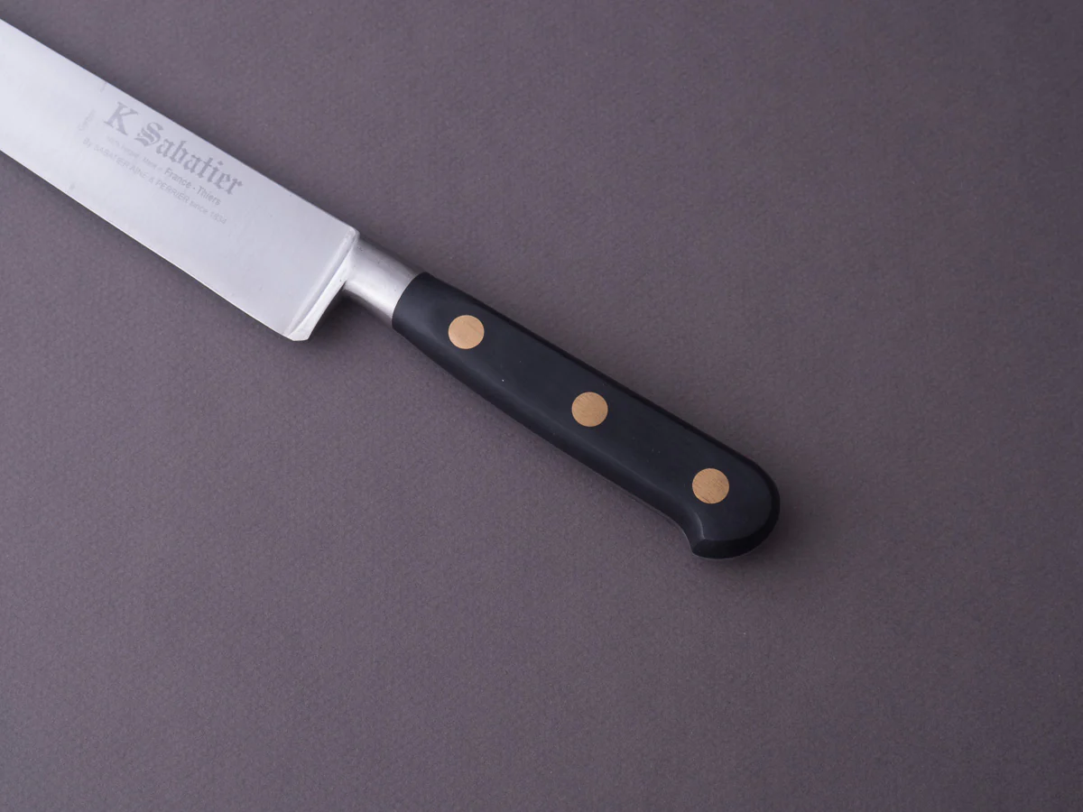 K Sabatier - Authentique - Carbon - Slicer - 10" -  Western Handle - Image 6