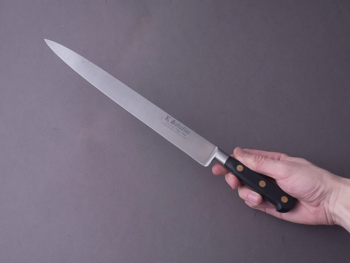 K Sabatier - Authentique - Carbon - Slicer - 12" - Western Handle - Image 5