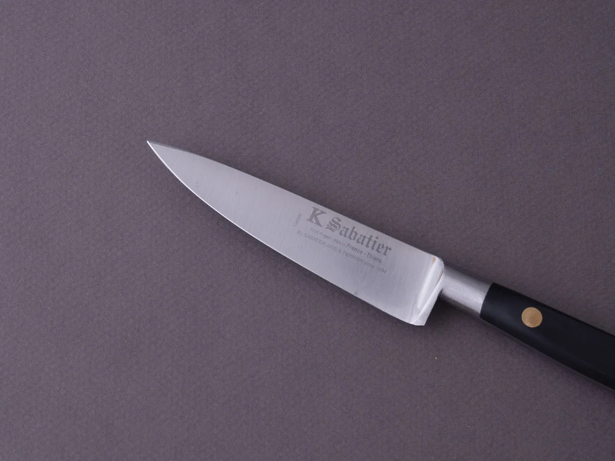 K Sabatier - Authentique - Carbon - Paring - 4" - Western Handle - Image 5