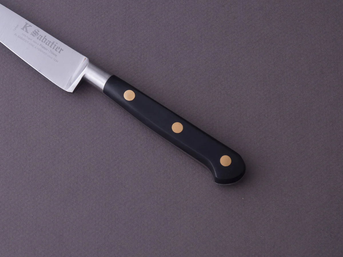 K Sabatier - Authentique - Carbon - Paring - 4" - Western Handle - Image 7