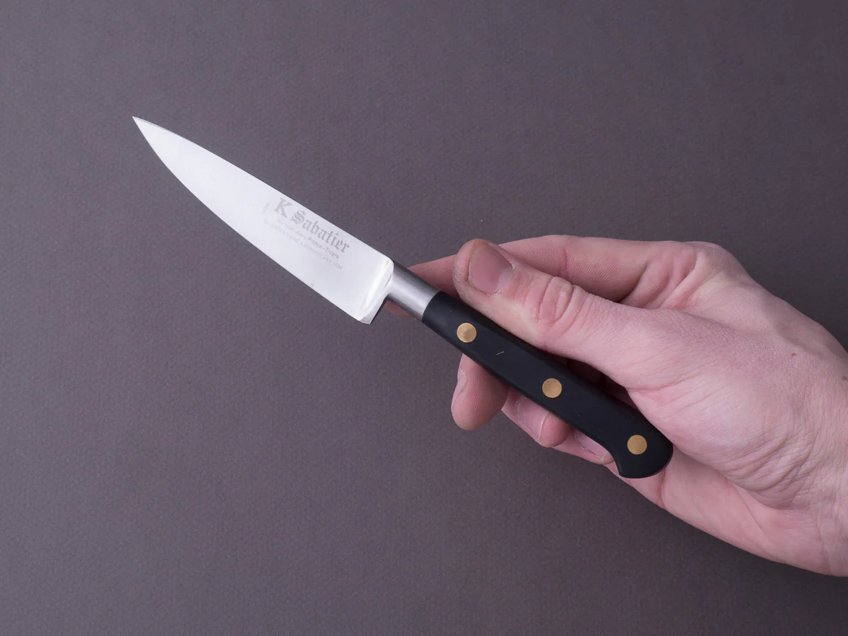 K Sabatier - Authentique - Carbon - Paring - 4" - Western Handle - Image 9