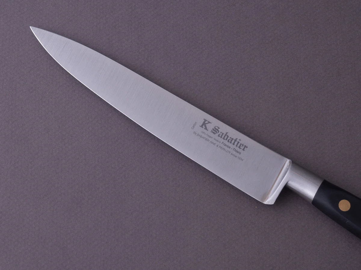 K Sabatier - Authentique - Carbon - Fillet - 6" - Western Handle - Image 6