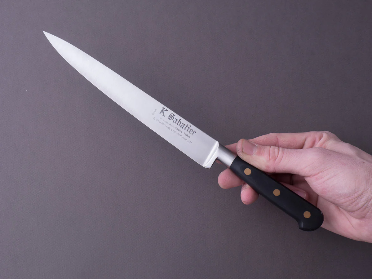 K Sabatier - Authentique - Carbon - Fillet - 8" - Western Handle - Image 8